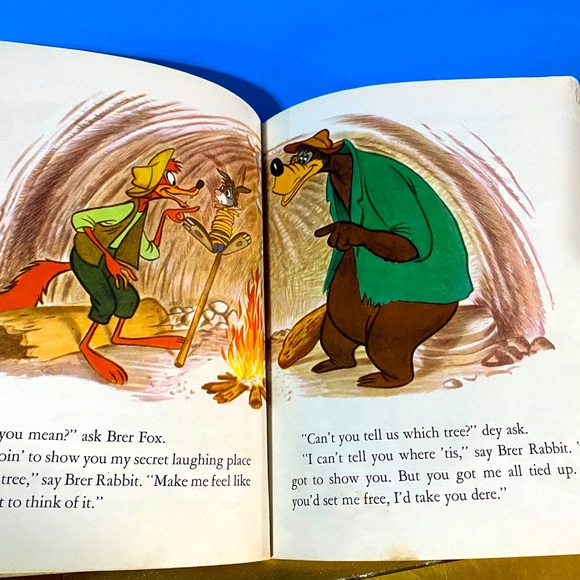 WALT DISNEY PRESENTS UNCLE REMUS A LITTLE GOLDEN BOOK HARDCOVER Copyright 1947 - Picture 6 of 14